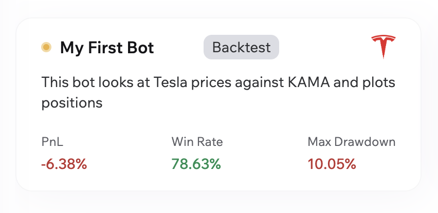 Bot Tile Details