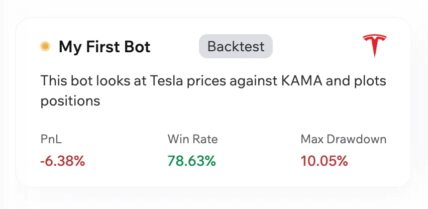 Bot Tile Details