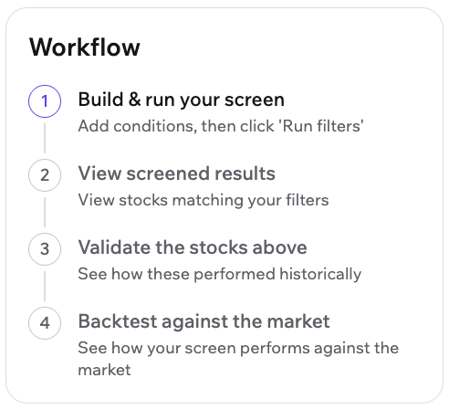 Workflow Panel